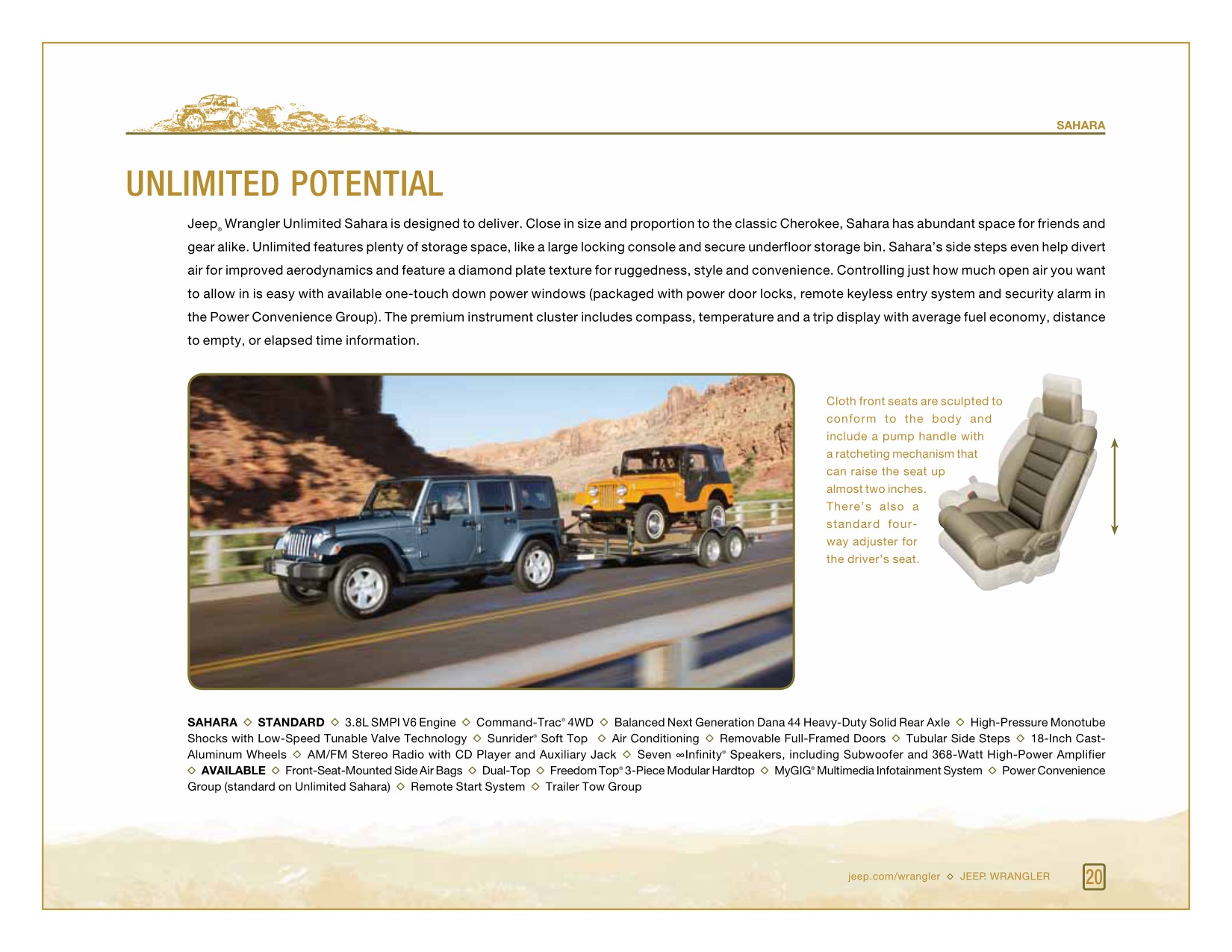 2008 Jeep Wrangler Brochure Page 5